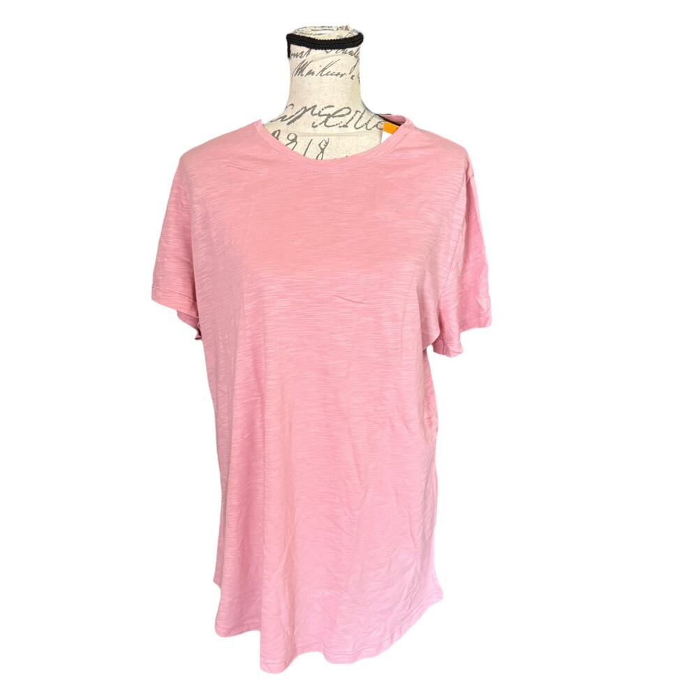 Felina Pink Cotton Blend Short Sleeve Shirt XX-Large